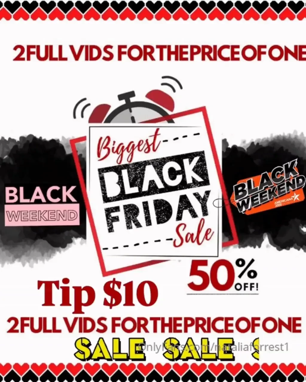 Sale alert get two videos for the price of one this weekend only tip 