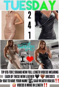 2-4-1 tuesday get two brand new full length videos in these dresses
