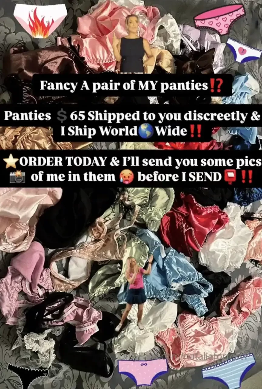 Fancy a pair of my panties panties are just 65 shipped to you 