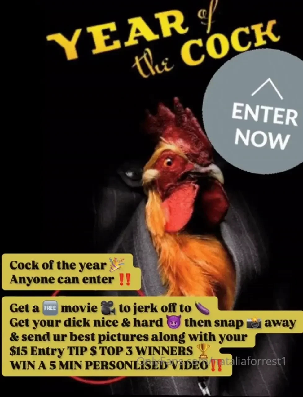 Cock of the year anyone can enter get a free movie to jerk off to get 