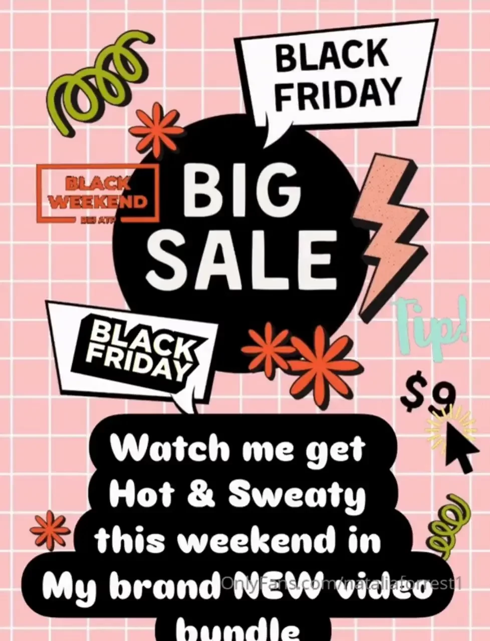 Dont miss this big black friday sale get my brand new hot and sweaty 