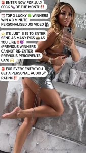 Enter now for july cock of the month its just 15 to enter send as many