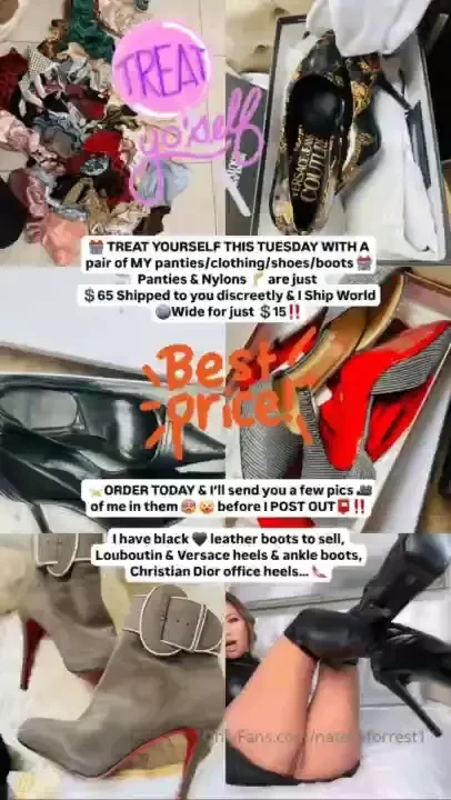 Fancy a pair of my panties nylons heels boots panties nylons heels 