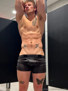 Had to pose up in the locker room lol part 2