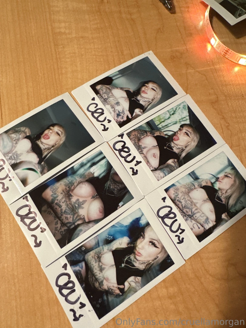 So first round is polaroids first come first serve tip 50 a lil video 