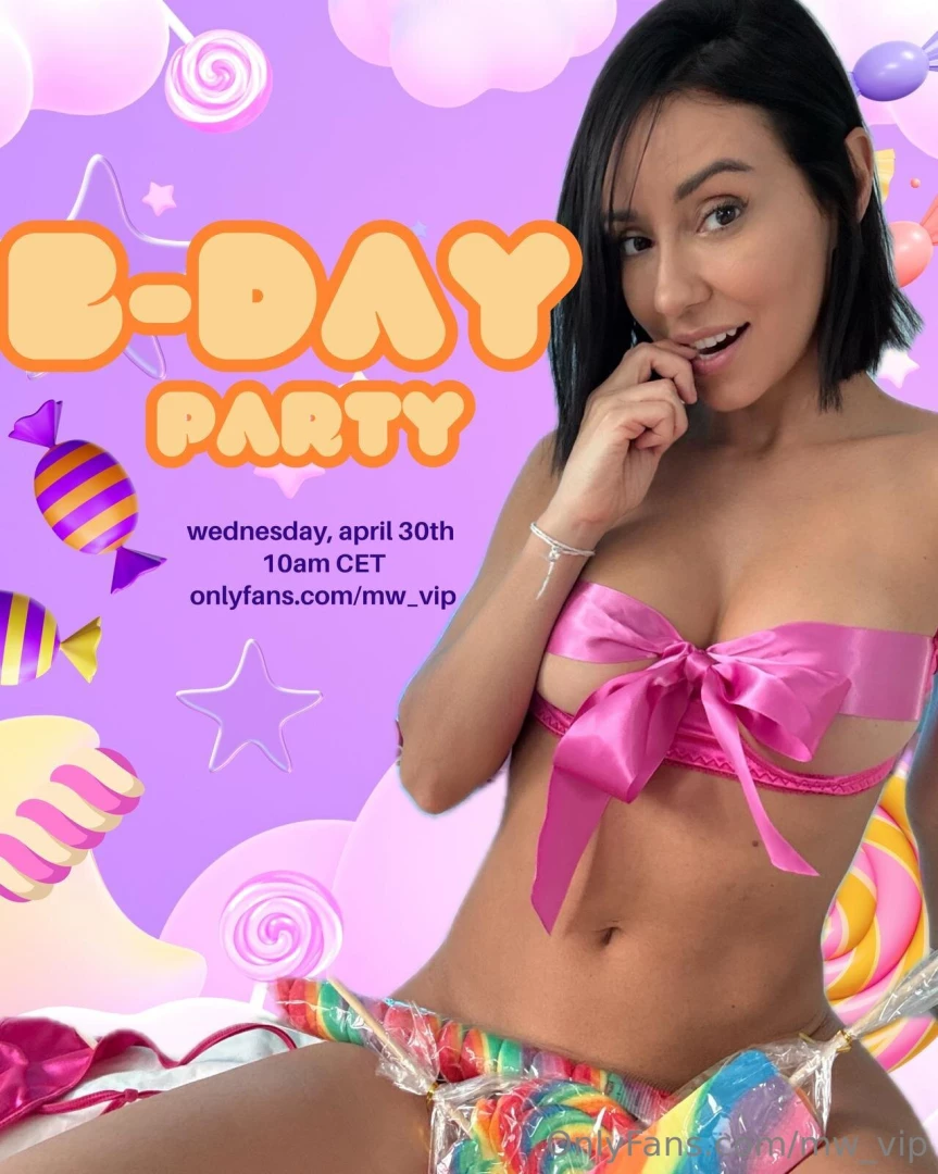 Cum celebrate my birthday with me 