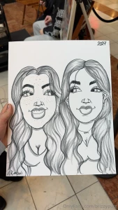 They drew my boobs right