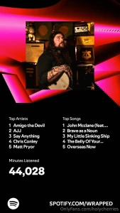 Everyone have a fun wrapped apparently i listed to too many podcasts i