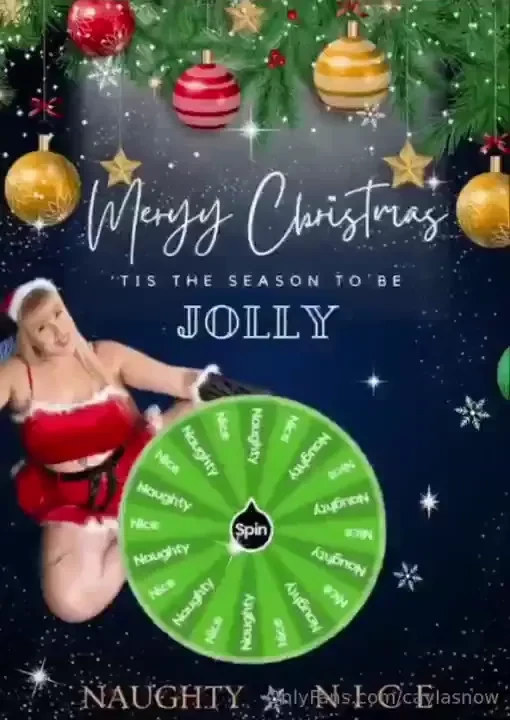 Tip 9 to spin the wheel and let it decide if you are naughty or nice - 