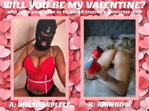 Norsk erotikk s be my valentine konkurranse har startet og i den f