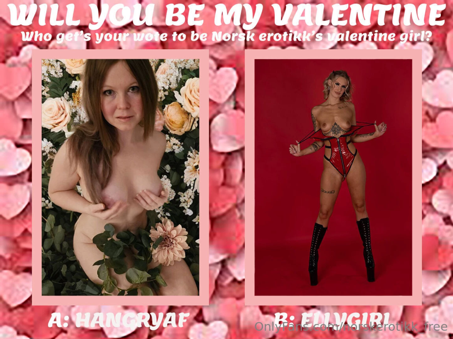 Norsk erotikk s be my valentine konkurranse har startet og i den part 8 