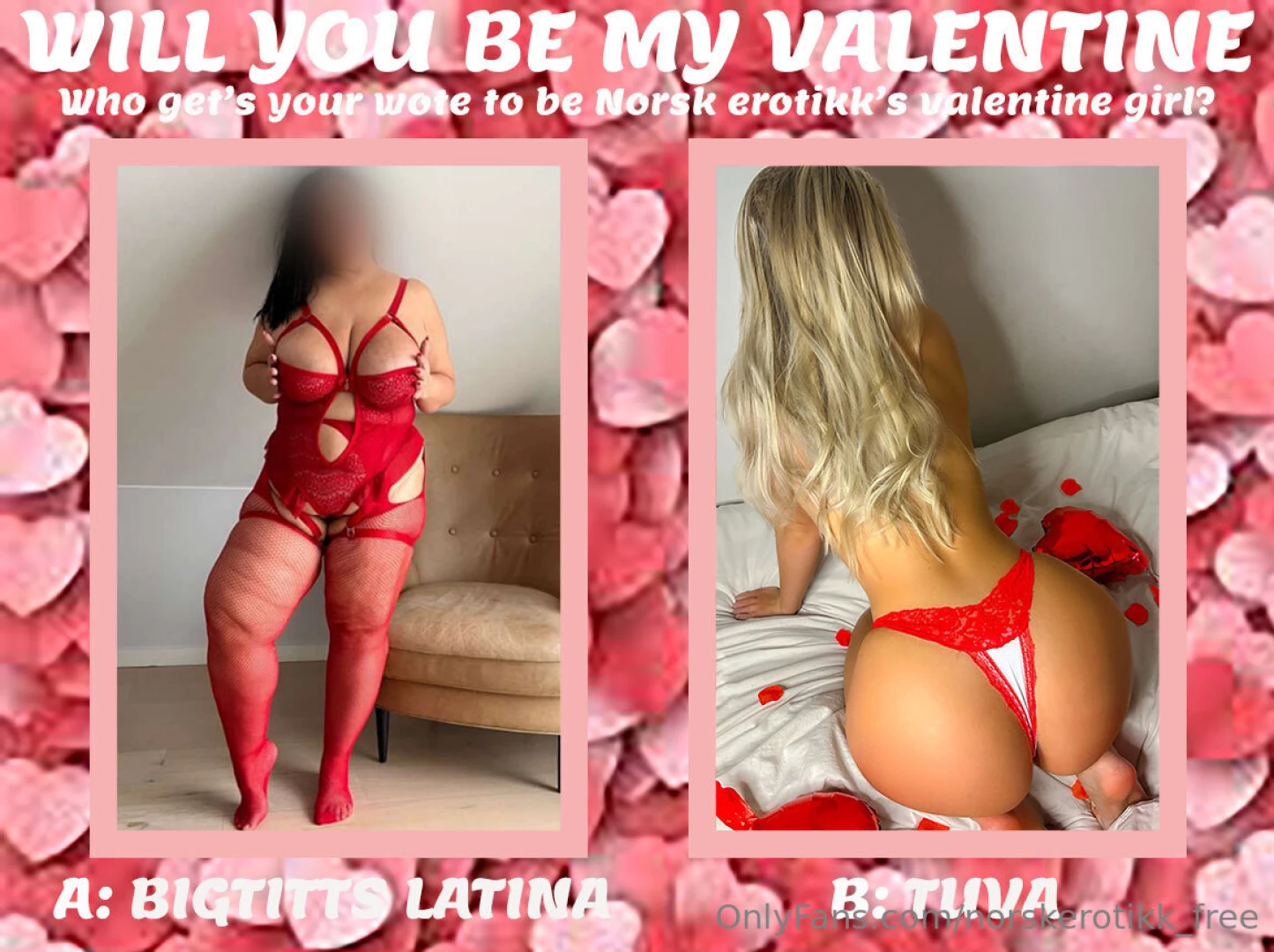 Norsk erotikk s be my valentine konkurranse har startet og i den part 5 