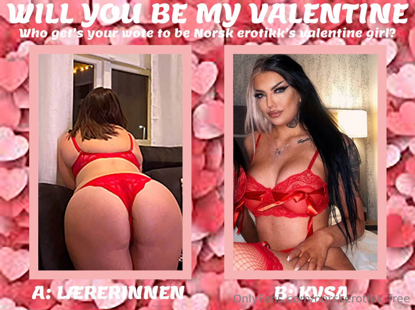 Norsk erotikk s be my valentine konkurranse har startet og i den f part 2 