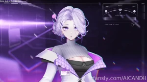 We shared some art amp did some huniepop 3