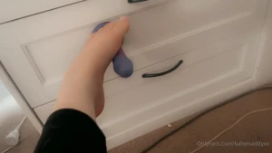 Foot rubs with my new nails