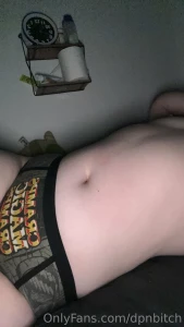 In bed with my very cute labyrinth themed period panties