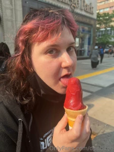 My friend said my ice cream looked phallic