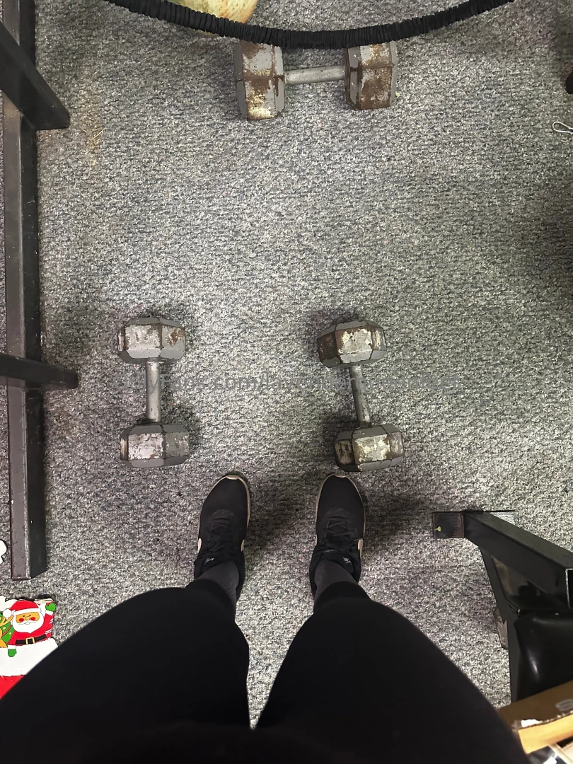 Lunch break gym session do you want my sweaty socks 