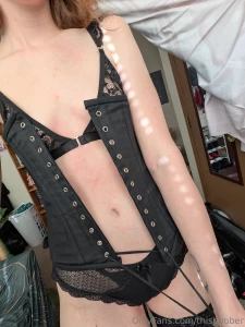 I took my corset off and put on a big tee imagine coming home to this