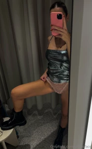 Fingering from the dressing room