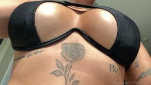 On my way to the pool do you like my new bikini top