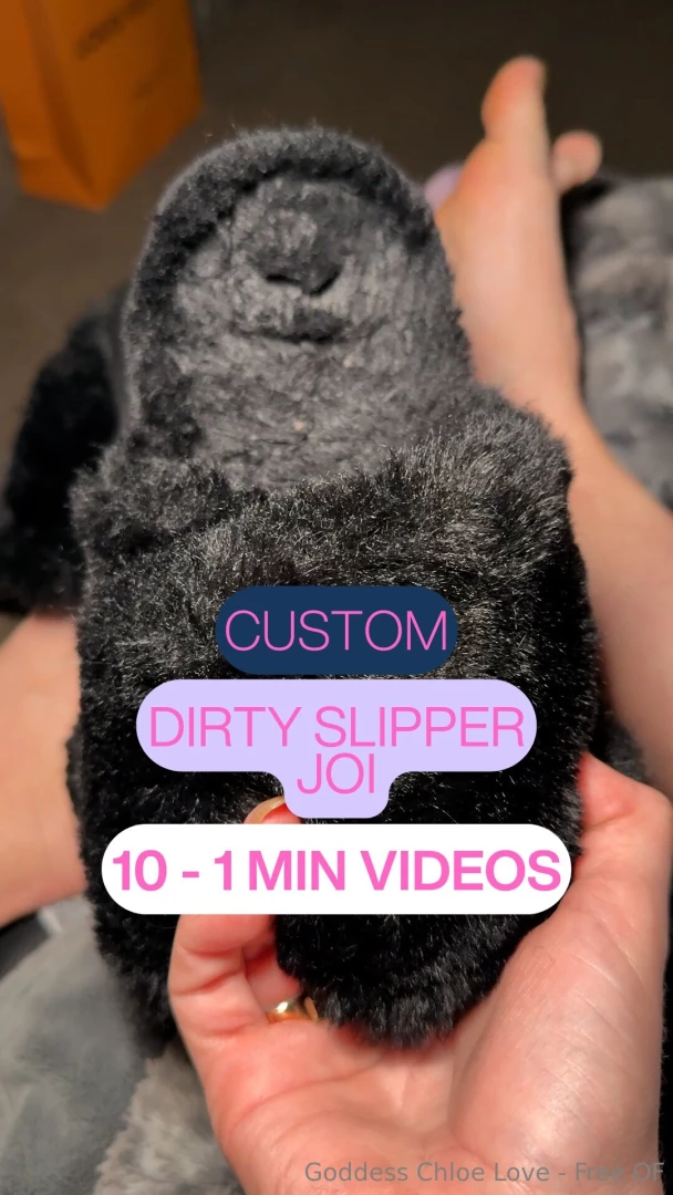 Custom joi video collection - 10 days of slipper worship indulge in a 