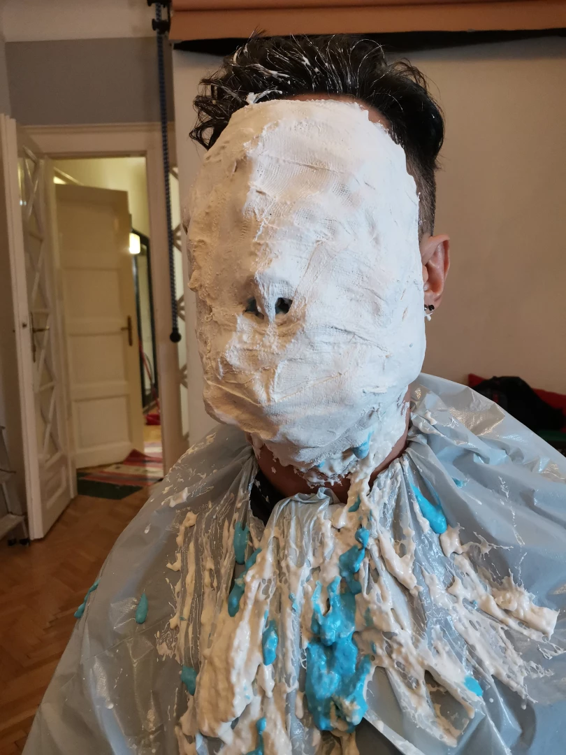 I can suck my dick on my own i also made a plaster face part 3 