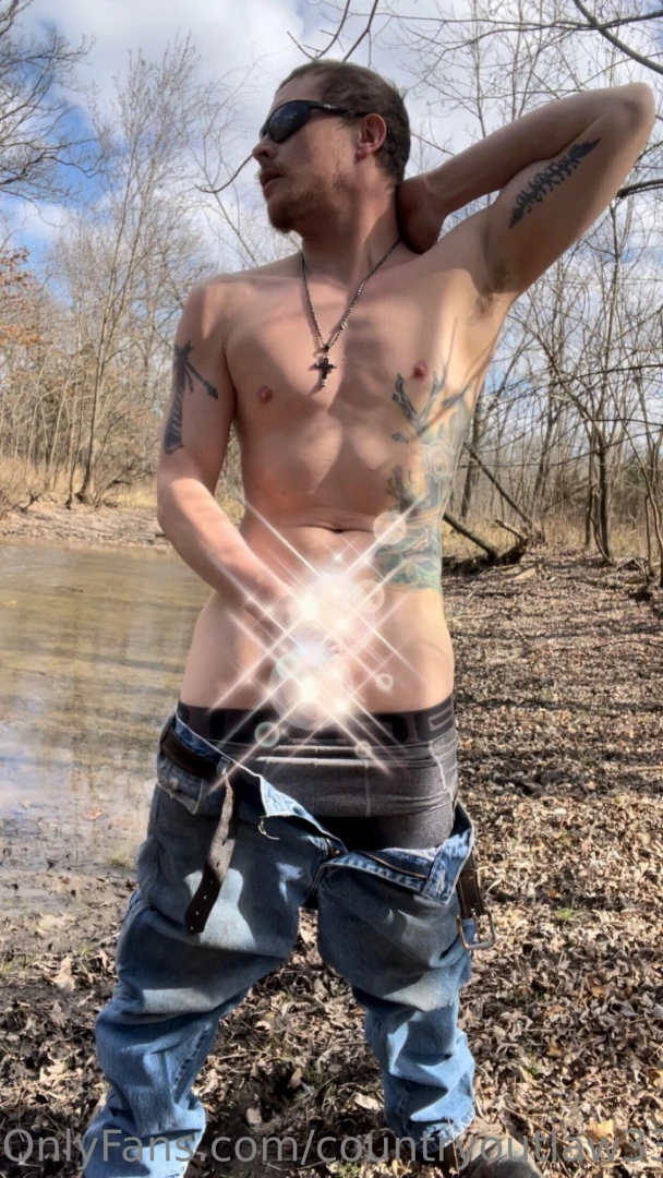 Let s stop at this little pond and have some naughty fun on our hike 