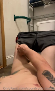 Goodnight little fun air drying after a hot shower