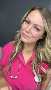 Your favorite pink scrub nurse