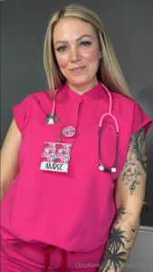 How do you feel about tatted 6 3 blonde nurses