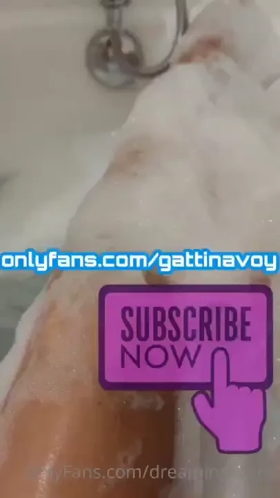 Bubbles hot water and a naughty kitten use the promo and join my vip 