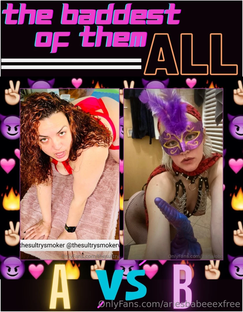 Semifinal - thesultrysmoker darialobotomia - 25 vote minimum to 