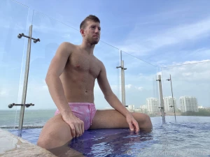 Chillin at the pool come see whats underneath my speedo onlyfans com part 5