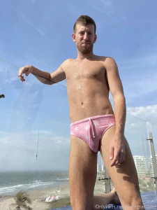 Chillin at the pool come see whats underneath my speedo onlyfans com part 3