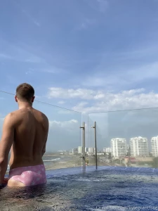 Chillin at the pool come see whats underneath my speedo onlyfans com part 7