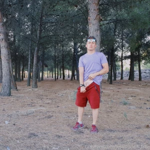 My friend takes pics of me in the distance and i take his dick out