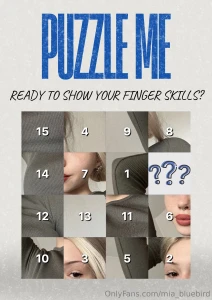 Puzzle me let s test your finger motor skills i hope you re hungry to