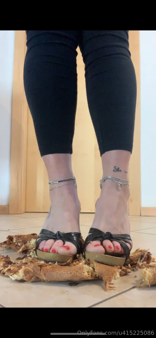 This will be your food and you will eat it directly from my soles 