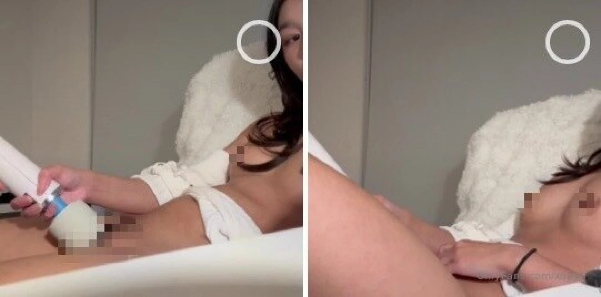 New explosive orgasm with vibrator and pussy fingering with a good 