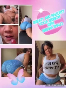 Tip 10 and get this super wet and naughty yoga session with breana