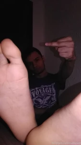 This is my latest video i dominate you with shoes socks and bare feet