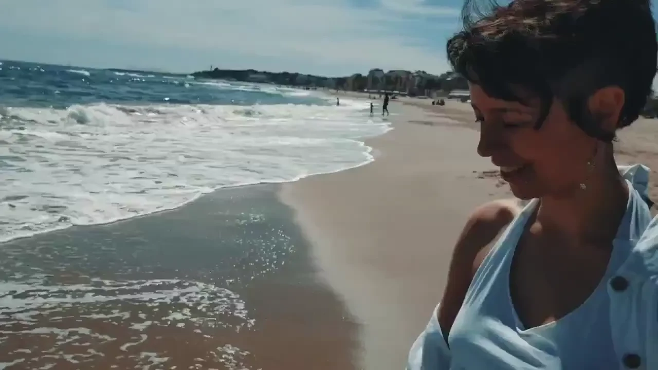 Aqu estamos de rodaje con kinkyink666 en la playita en un ratito 