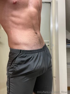 After workout pics unlock to see more than just the imprint in my