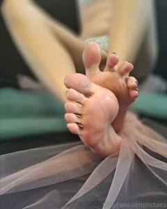 Imagine if you were oiling these soles with your hands i ll tease you