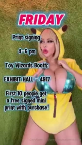 Hey gang i hope to see you this weekend at ax this is not a 18 only