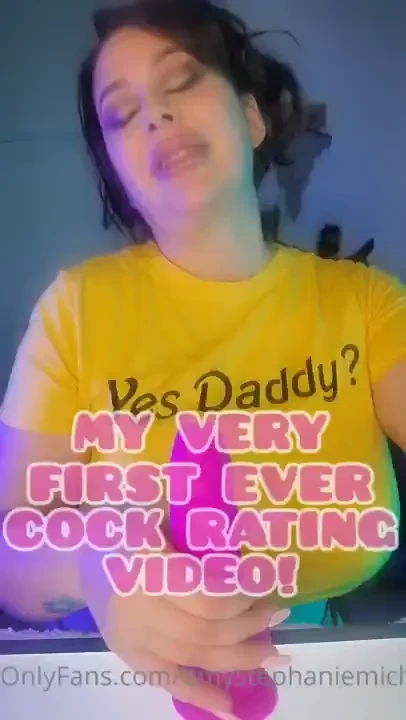I did it i made my very first cock rating video i mean it kinda ended 