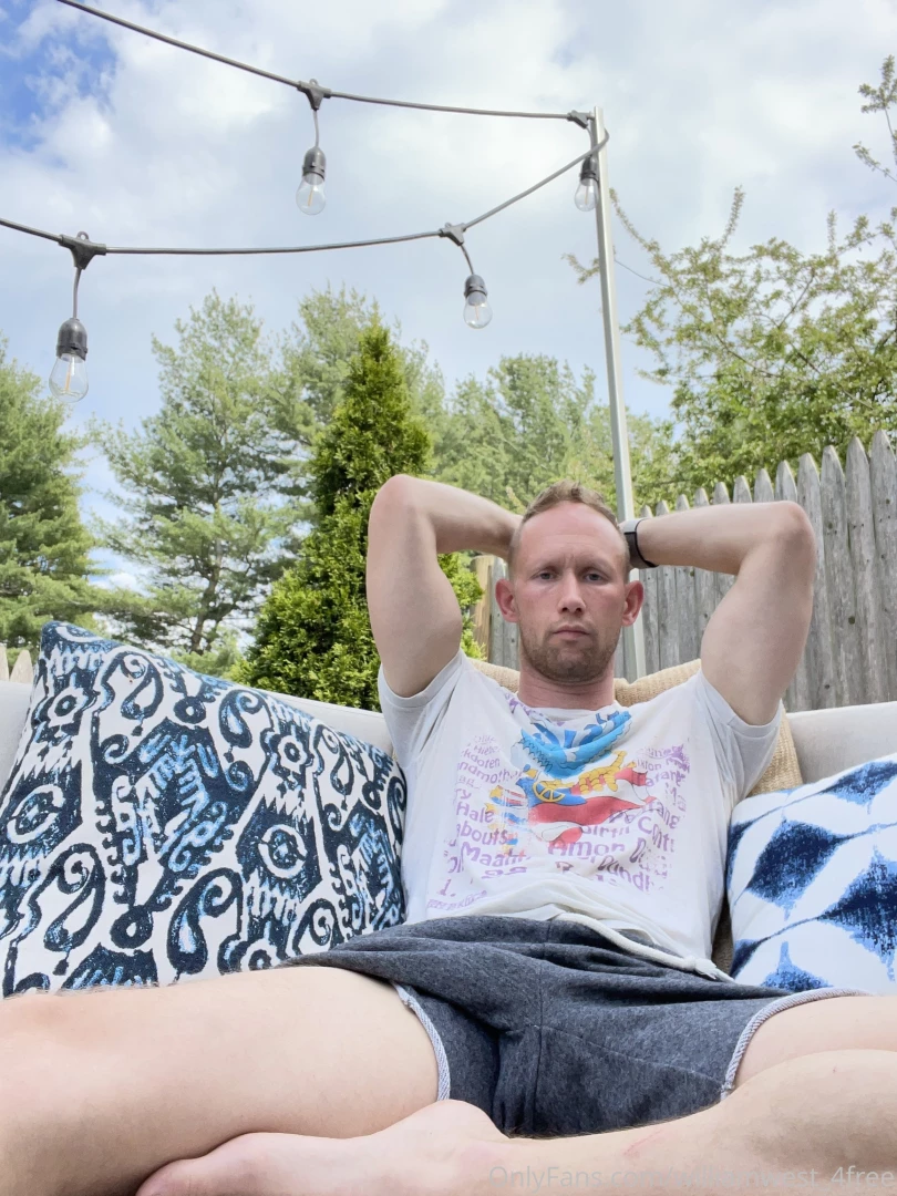 Patio set up complete got a boner after and then jerked off hope my part 1 