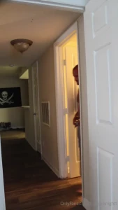 Pov you catch me heading to my room after getting out the shower