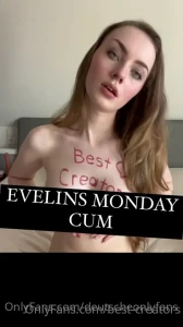 Es wartet wieder auf euch ein neues monday cums video auf